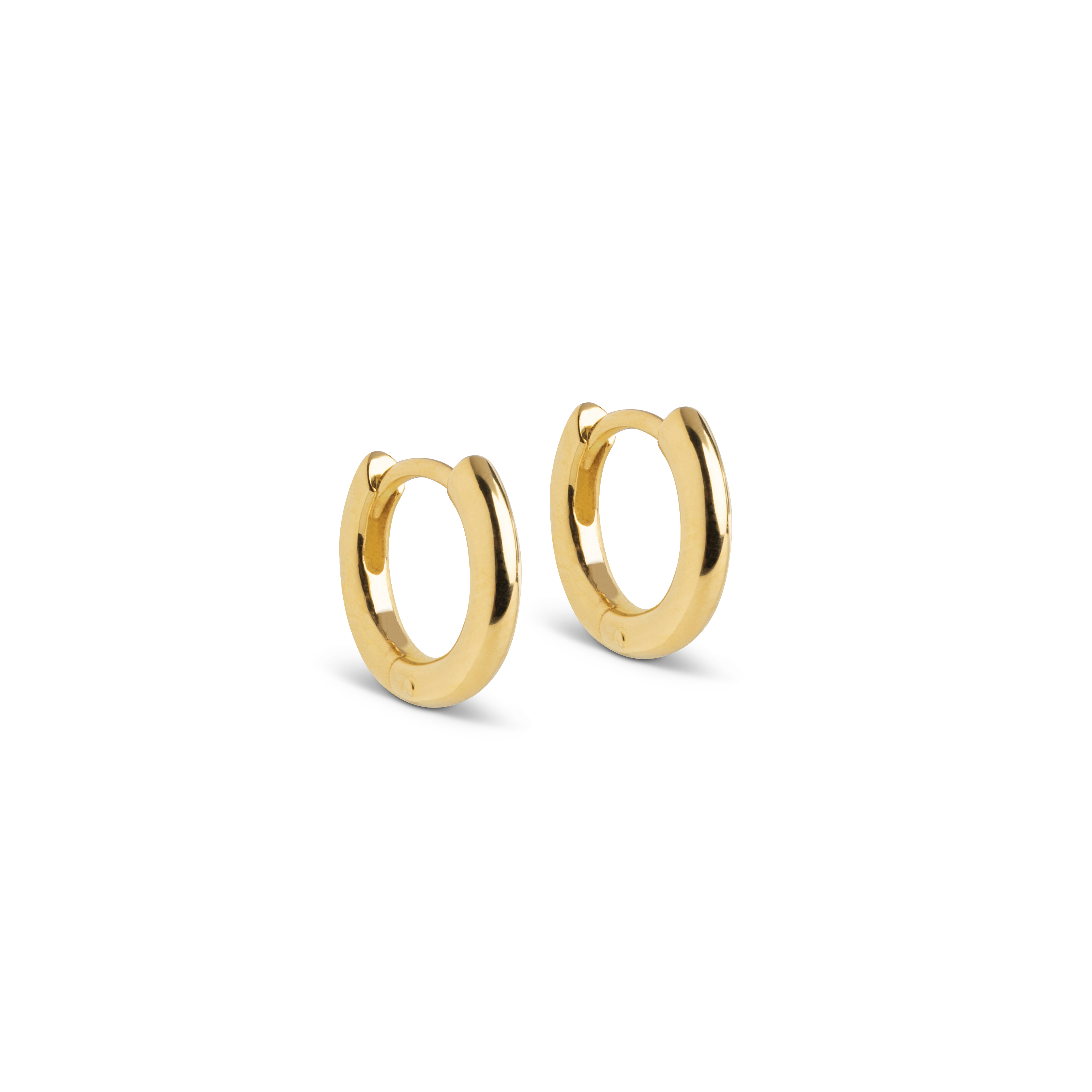 Chunky Classic hoops, forgyldt - Ø8 mm.